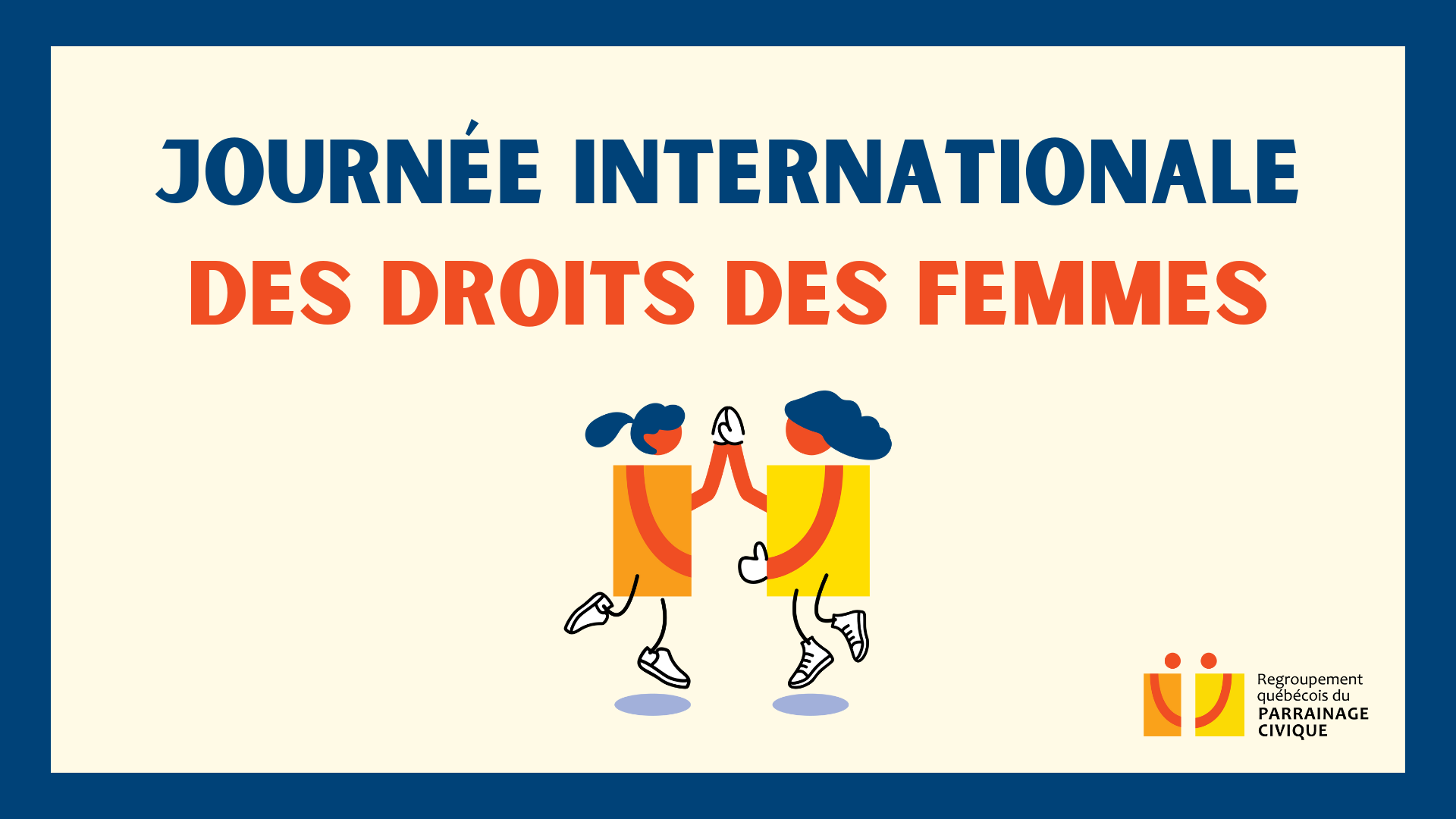 Journée internationale des droits des femmes calendrier des journées internationale du regroupement du Parrainage civique